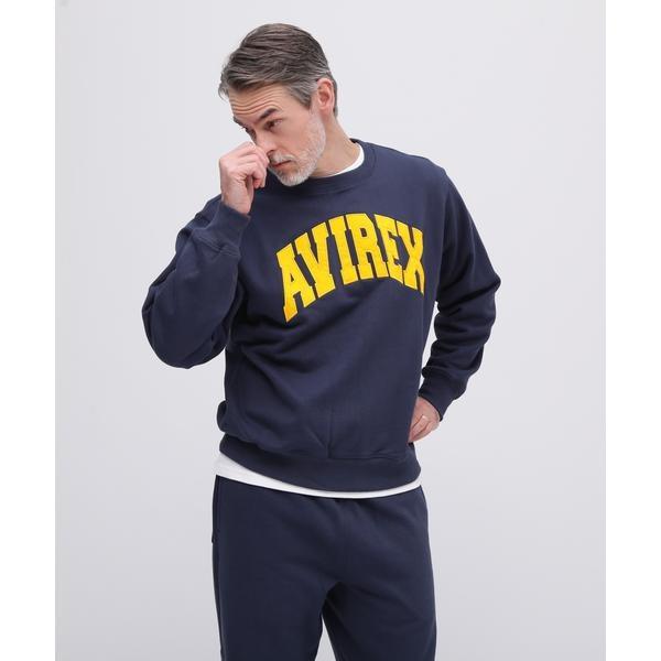 《DAILY／デイリー》CREW NECK L／S SWEAT LOGO ／ クルーネック ロングス