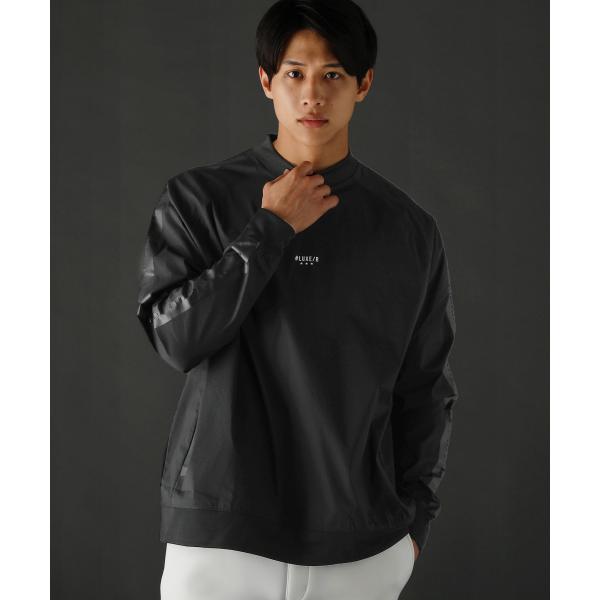 ＜LUXE/R＞ストレッチ布帛止水ZIPプルオーバー