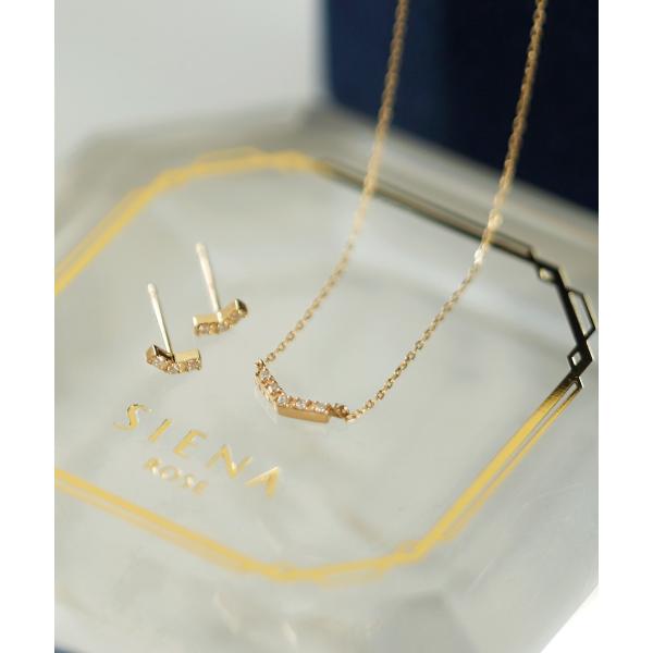 petit・シャープラインダイヤネックレス