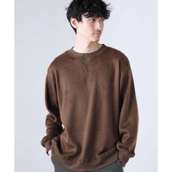 ＜Upscape Audience＞モヘアライクウールシャギーガゼットクルーネック　ニットソー