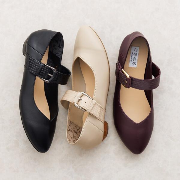 卑弥呼の定番人気◇【25秋冬新作 】ベルトデザインパンプス/643311