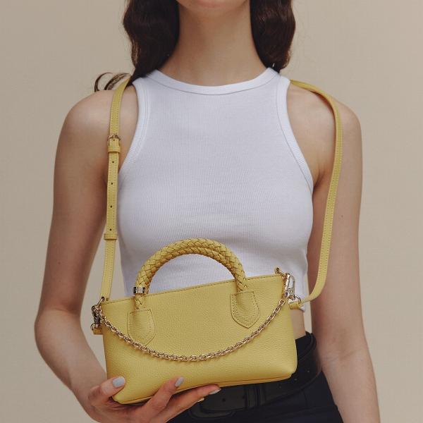 シュリンクレザー メッシュハンドル ウォレット スマホ ショルダー トート バッグ