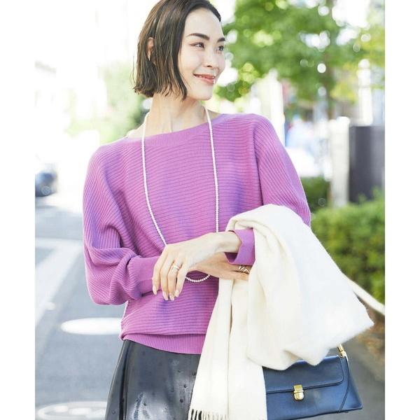 [小さいサイズ]ホールガーメント(R)ドルマンスリーブウールニット(定番人気)