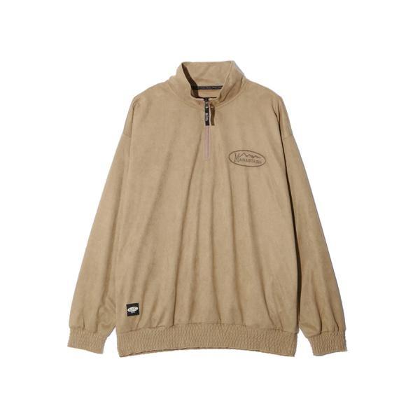 MANASTASH／マナスタッシュ／SPRING LODGE HALF ZIP SWEAT