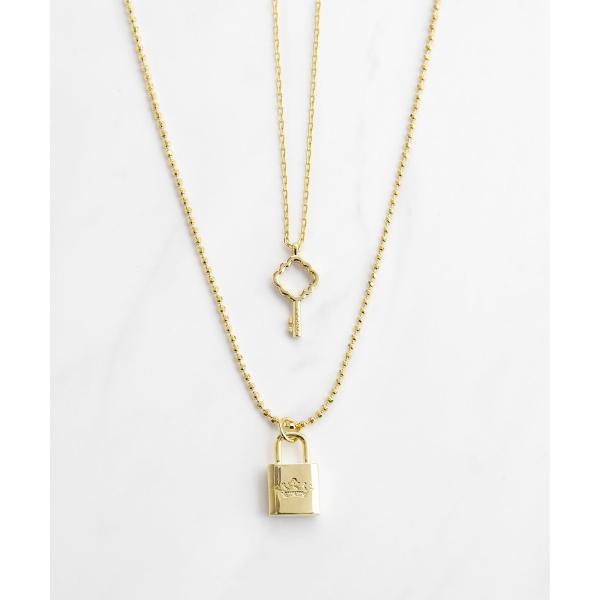 HAPPY KEY LAYERD NECKLACE ネックレス