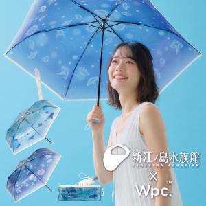 Wpc. 折りたたみ傘 折り畳み 「ビニール傘」えのすい×Wpc. アンブレラ