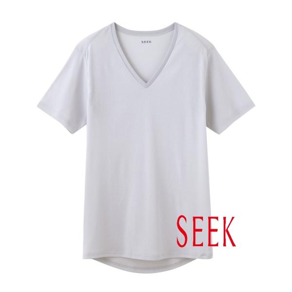 【SEEK】【ICEYCOTTON】VネツクTシヤツ