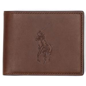 POLO RALPH LAUREN ポロ ラルフローレン 2つ折り財布 レザー