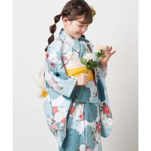 [120-140]簡単に着られる浴衣・兵児帯2点セットの商品画像