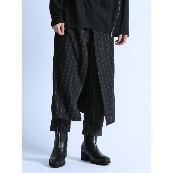 セマンティックデザイン スカート付き ジョガーパンツ