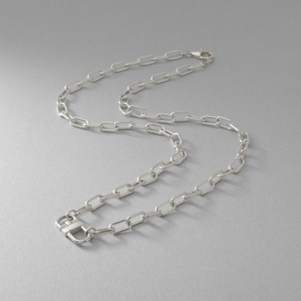 シルバー ロックモチーフネックレス