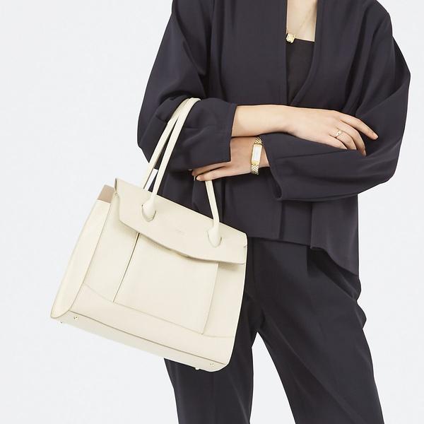 【VERY掲載】Cuddly/レザーオープントート(L) 24SS