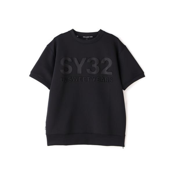 SY32 by SWEET YEARS／DOUBLE KNIT EMBOSS LOGO TEE