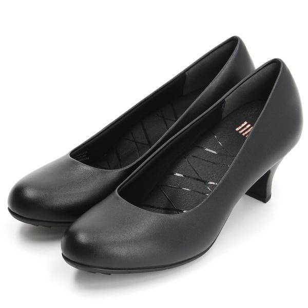 【SUIT SELECT × Samantha Thavasa】ブラックパンプス 定番 ラウンドトゥ