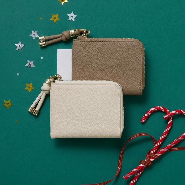 【TREASURE TOPKAPI】シュリンクレザー Lファスナー ミニ 財布