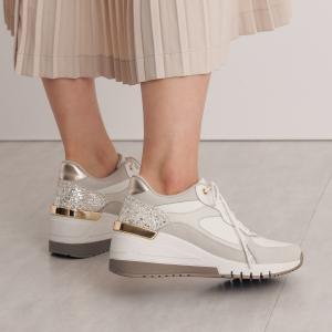 HIMIKO スニーカー 「HIMIKO」「撥水」7.5cmヒールアップスニーカー 
