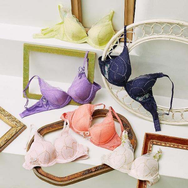 夢みるブラ(R) DeepV マイフラワー 1455 E-Fカップ