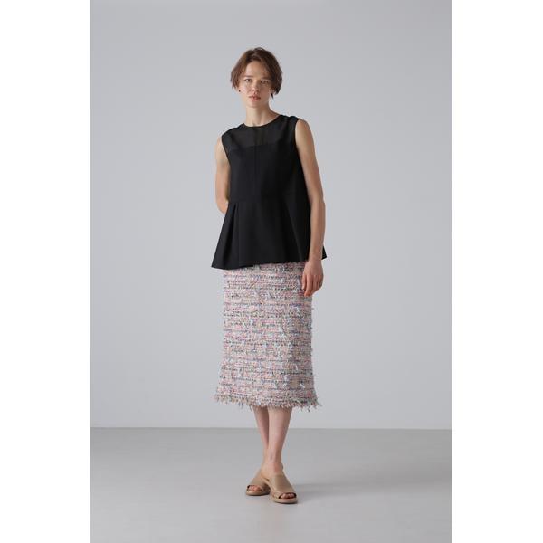 ＜BLACK LABEL＞ MALHIA ミックスカラーツィードスカート