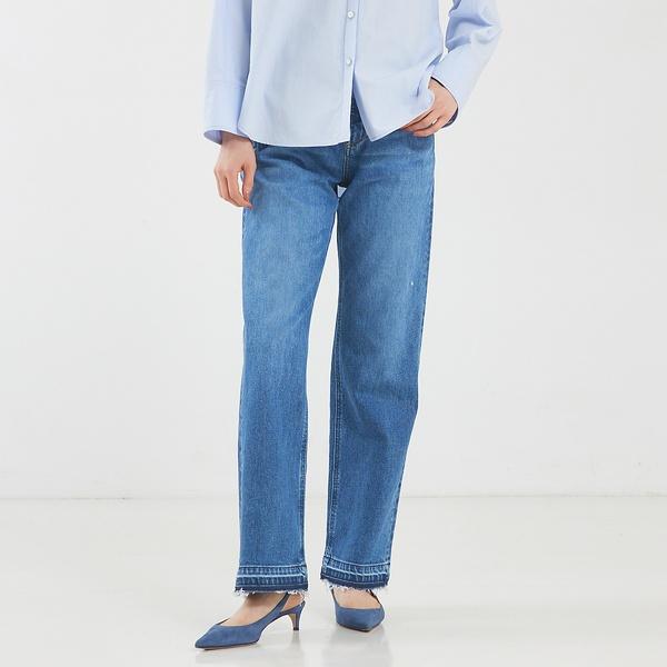 【YANUK】ボーイズストレートデニムパンツ LEA