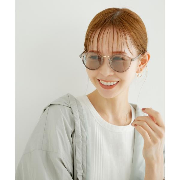 UVカット/メタルブリッジクリアカラーアイウェア