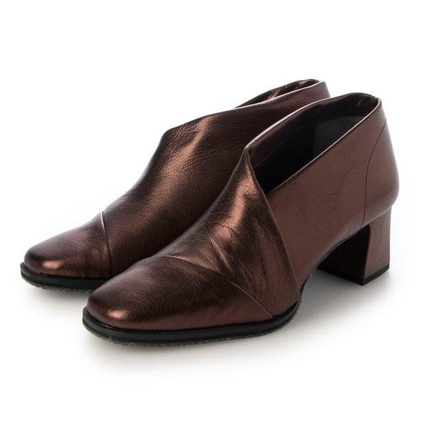 チャンキーヒールブーティーパンプス