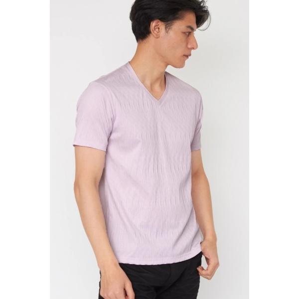 TORNADO MART∴シャープウェービィジャージー半袖カットソー(マスキュリン)