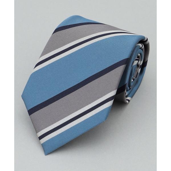 日本縫製/オリジナル柄【Fermo Fossati】ネクタイ_レジメンタル