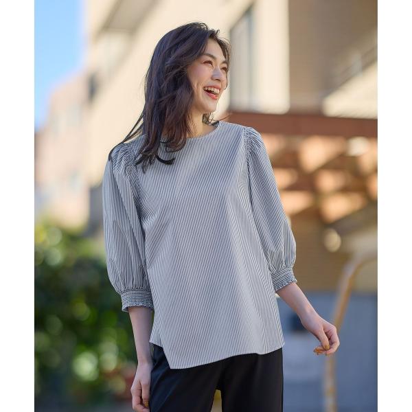 エニィファンクション ボリュームスリーブシャツ
