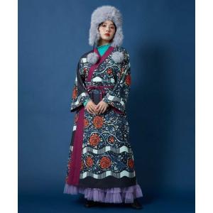 劇場版モノノ怪×Favorite」 薬売りモチーフ 着物風 ワンピース モノノ