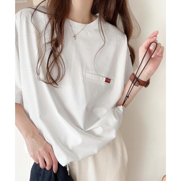 JaVaジャバコラボ シンプルなのに格上げ。綿100％シルケット素材裾ドロストオーバーサイズTシャツ