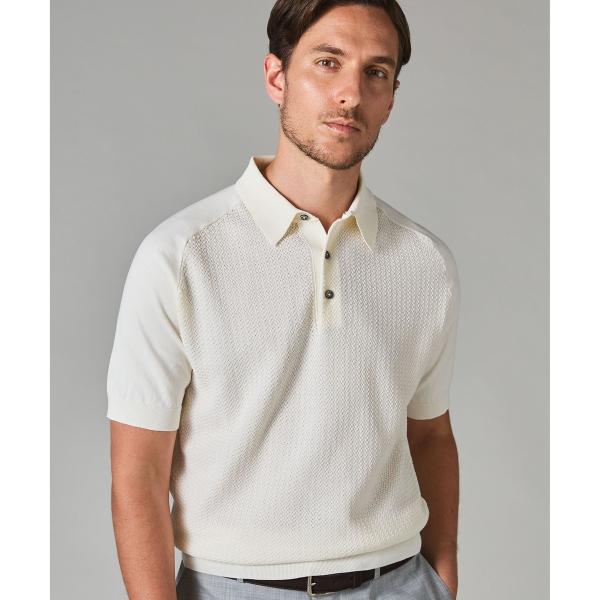 ビジネスでもデイリーにも【ウォッシャブル】インド綿 ニットポロ