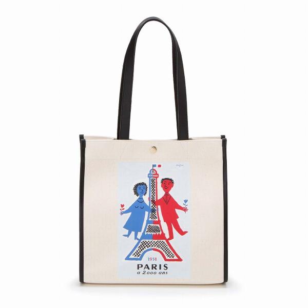 サヴィニャック × Breath TOPKAPI アート プリント キャンバス トート バッグ