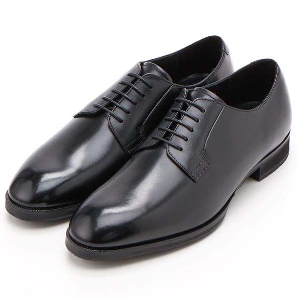 【BL】プレーントゥ シューズ ブラック 牛革(LWG) マッケイ製法 Vibram ビジネス 就活