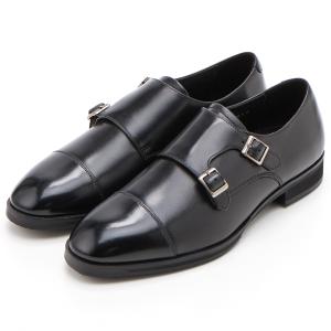 三陽山長 サンヨウヤマチョウ ダブルモンクストラップシューズ ブラック 匠 源四郎／TAKUMI GENSHIRO】ダブルモンクストラップ