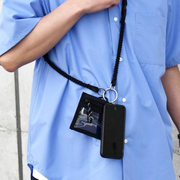 【SHIPS any別注】BYON BYON: マルチ ID パス ケース スマホストラップ◇