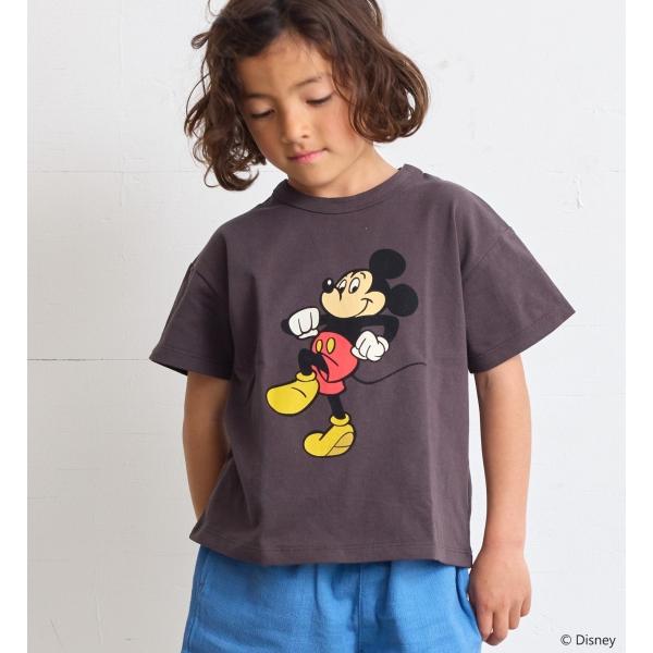 【Disney】ミッキーマウス/プリントTシャツ（80〜150cm）