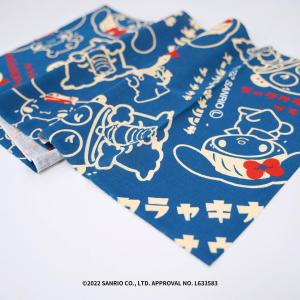 サンリオキャラクターズ てぬぐい ネイビーの詳細画像3