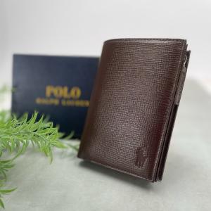 ポロ ラルフローレン 縦型折り財布の詳細画像1
