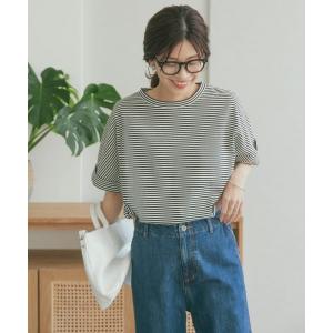 『臼田あさ美さん着用』『UR TECH』USAコットンロールスリーブTシャツ