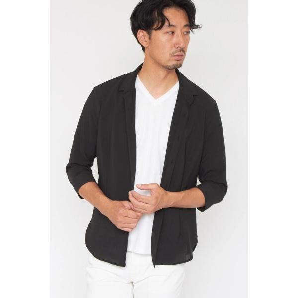 HIGH STREET∴リフラクスショートウイング７分袖シャツ