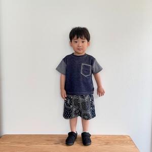 バンダナ柄プリント ハーフパンツ(ベビーサイズ)の詳細画像5