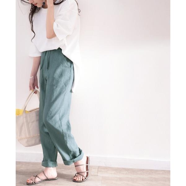 風合いを、楽しむ。大人のリラックスリネンカーゴパンツ