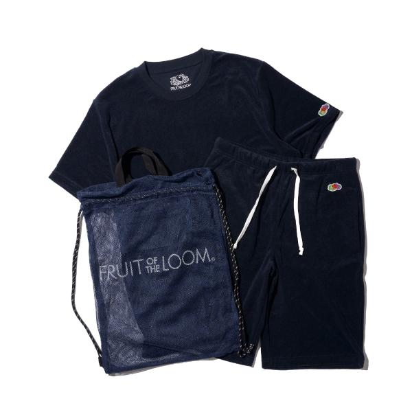 【FRUIT OF THE LOOM/フルーツオブザルーム】パイルルームウェア / 収納バッグ付き