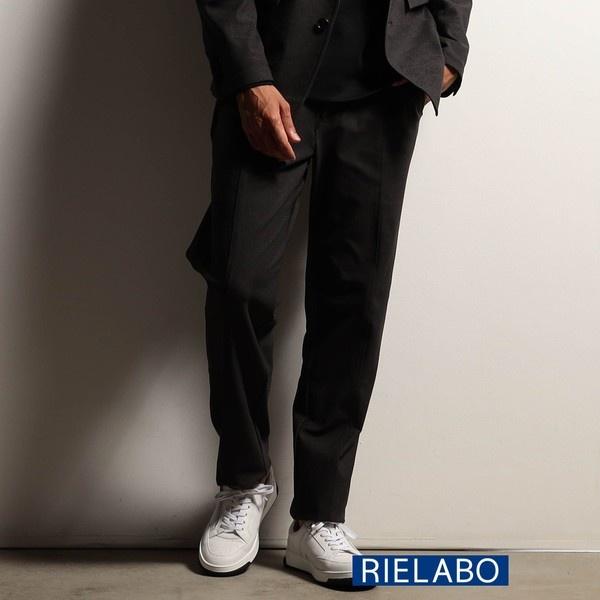 【RIELABO】レザーライクジャージ イージーパンツ