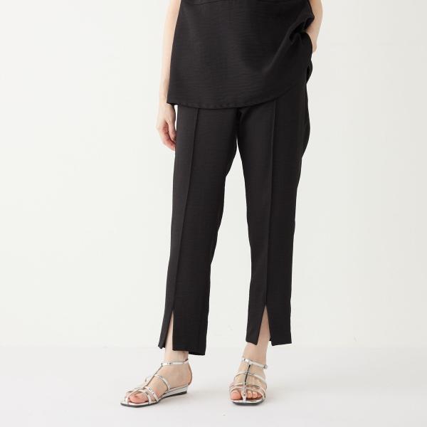 SHIPS Colors:〈手洗い可能〉ピンタック フロントスリット パンツ