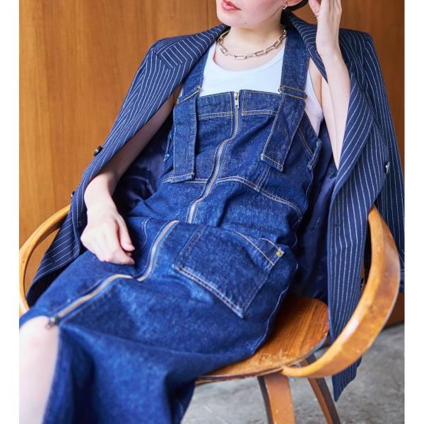 atelier SOMETHING 2WAY LACE UP SALOPETTE SKIRT/レース