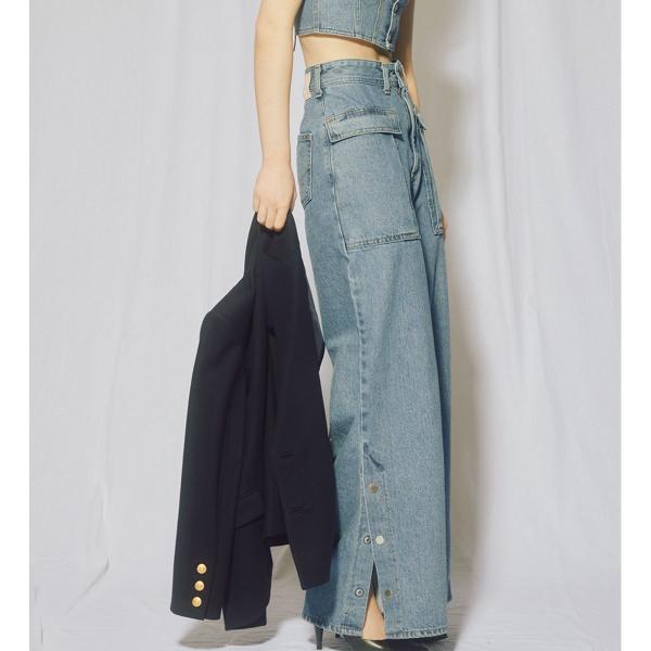 atelier SOMETHING BIG POCKET SLIT WIDE/ビッグポケットスリット