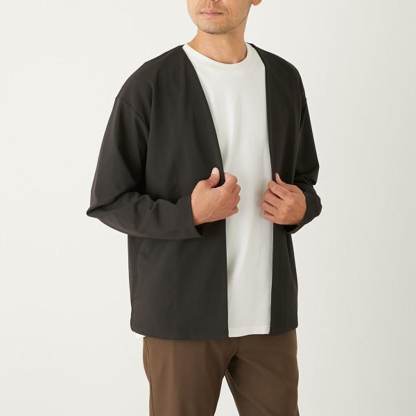 MASTER FRAME/マスターフレーム PARFECTEX強撚カノコボタンレスカーディガン