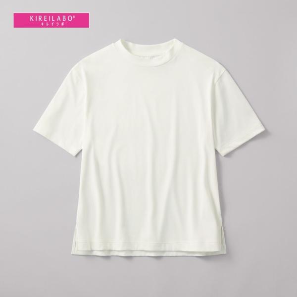 【KIREILABO】   5分袖オーバーサイズＴシャツ【Fitte　透けにくいクイックドライ】