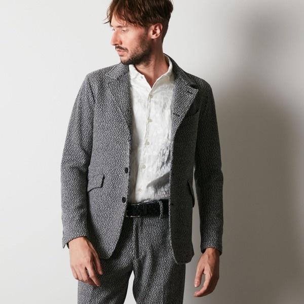 ラッセルジャカードボンディングジャケット